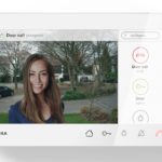 Gira surface-mounted white video home station